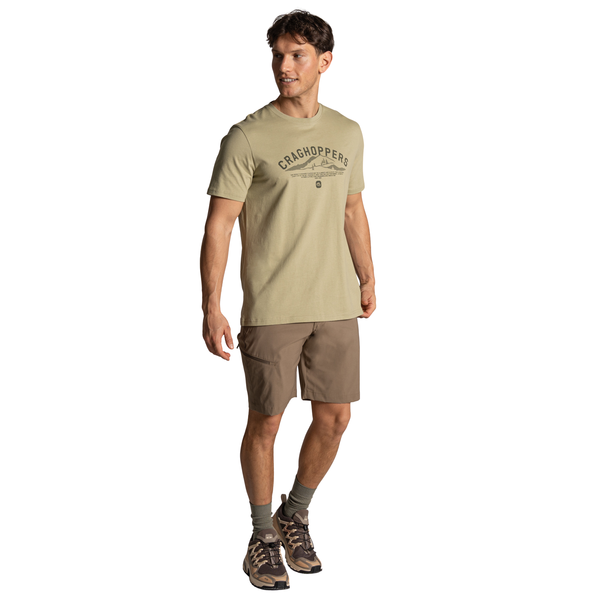 Craghoppers Men's Lucent II Organic Cotton Short Sleeve Tee (Bayleaf)
