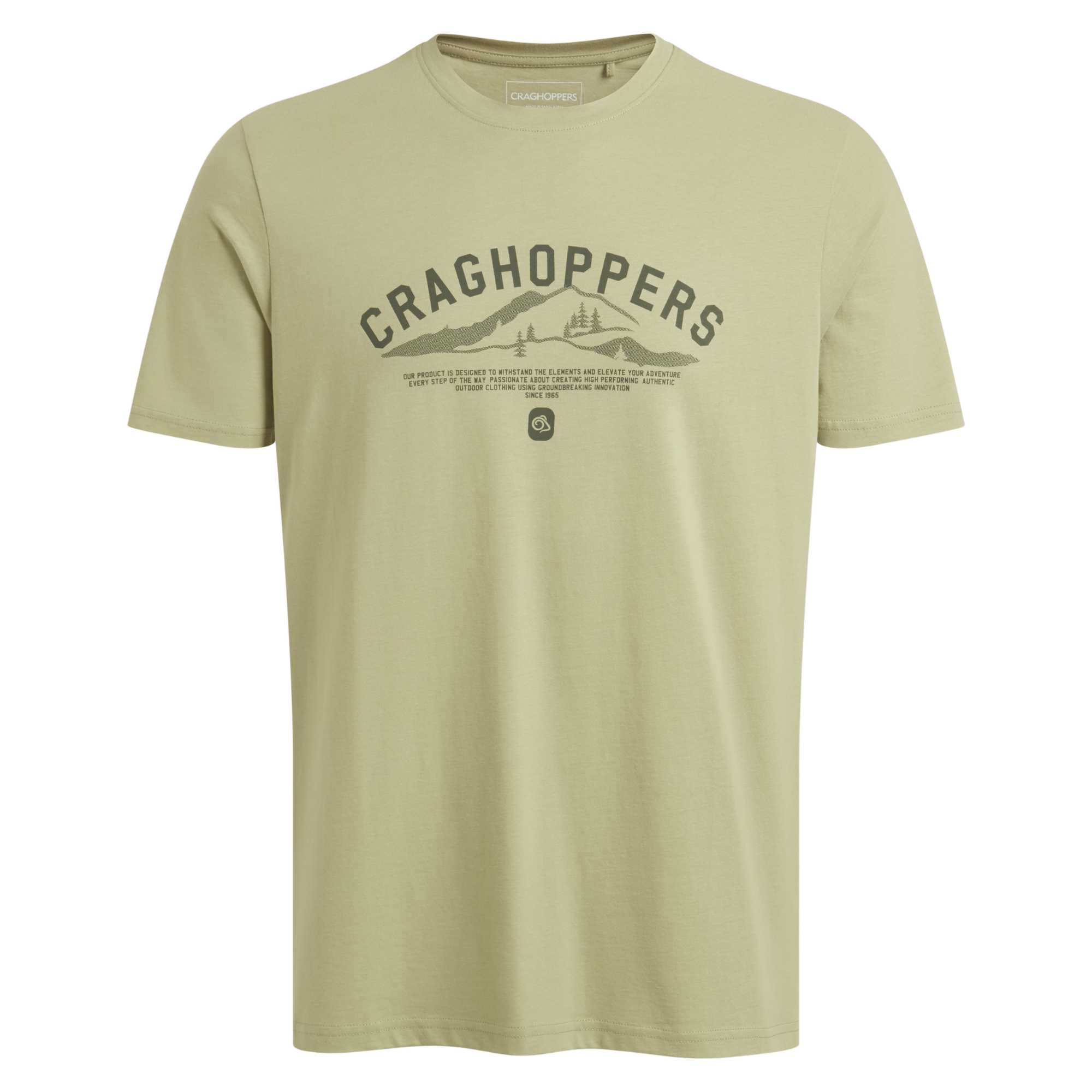 Craghoppers Men's Lucent II Organic Cotton Short Sleeve Tee (Bayleaf)