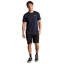 Load image into Gallery viewer, Craghoppers Men's Lucent II Organic Cotton Short Sleeve Tee (Blue Navy Brand Carrier)