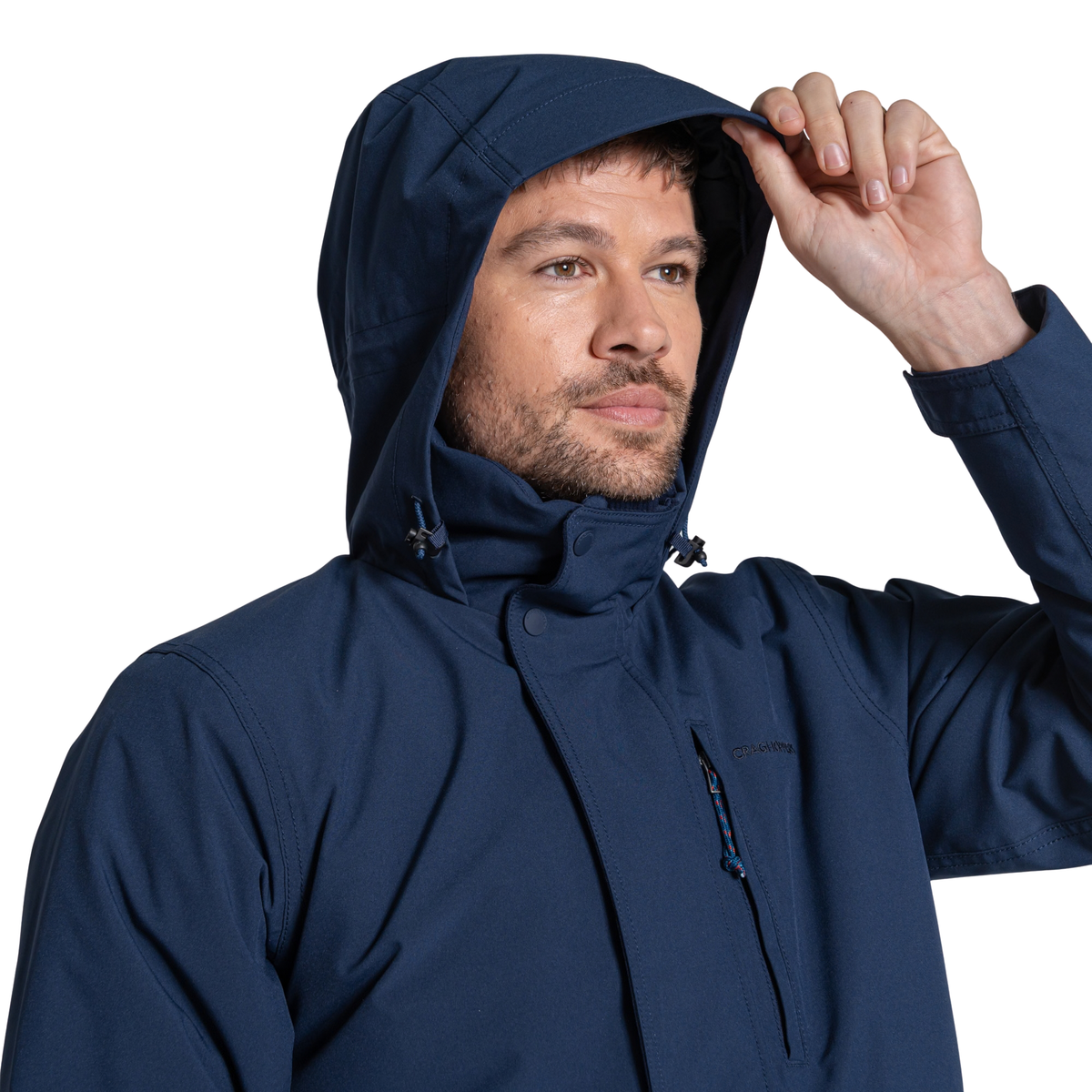 Craghoppers Men's National Trust Padley II Waterproof Insulated Jacket (Blue Navy)
