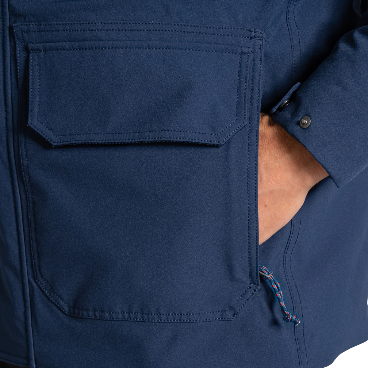 Craghoppers Men's National Trust Padley II Waterproof Insulated Jacket (Blue Navy)