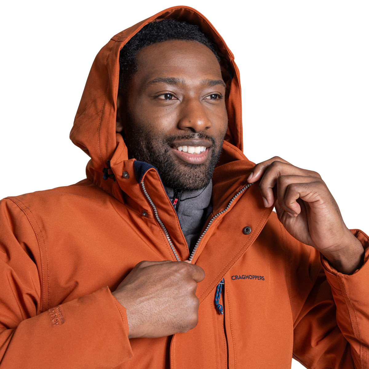 Craghoppers Men's National Trust Padley II Waterproof Insulated Jacket (Gingerbread)