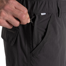 Load image into Gallery viewer, Craghoppers Men's NosiLife III UPF40 Cargo Shorts (10.5in)(Black Pepper)