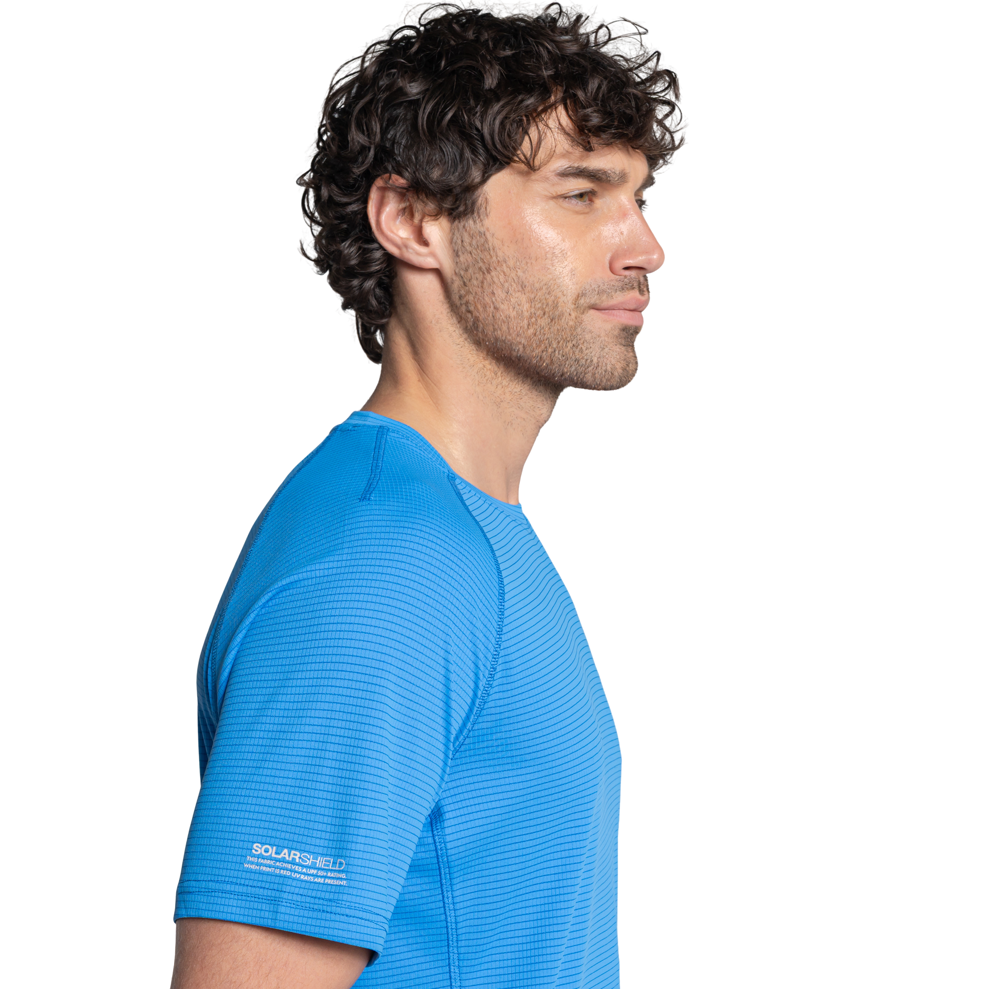 Craghoppers Men's Nosilife SolarShield+ UPF50 Short Sleeve Technical Tee (Azure Sky)