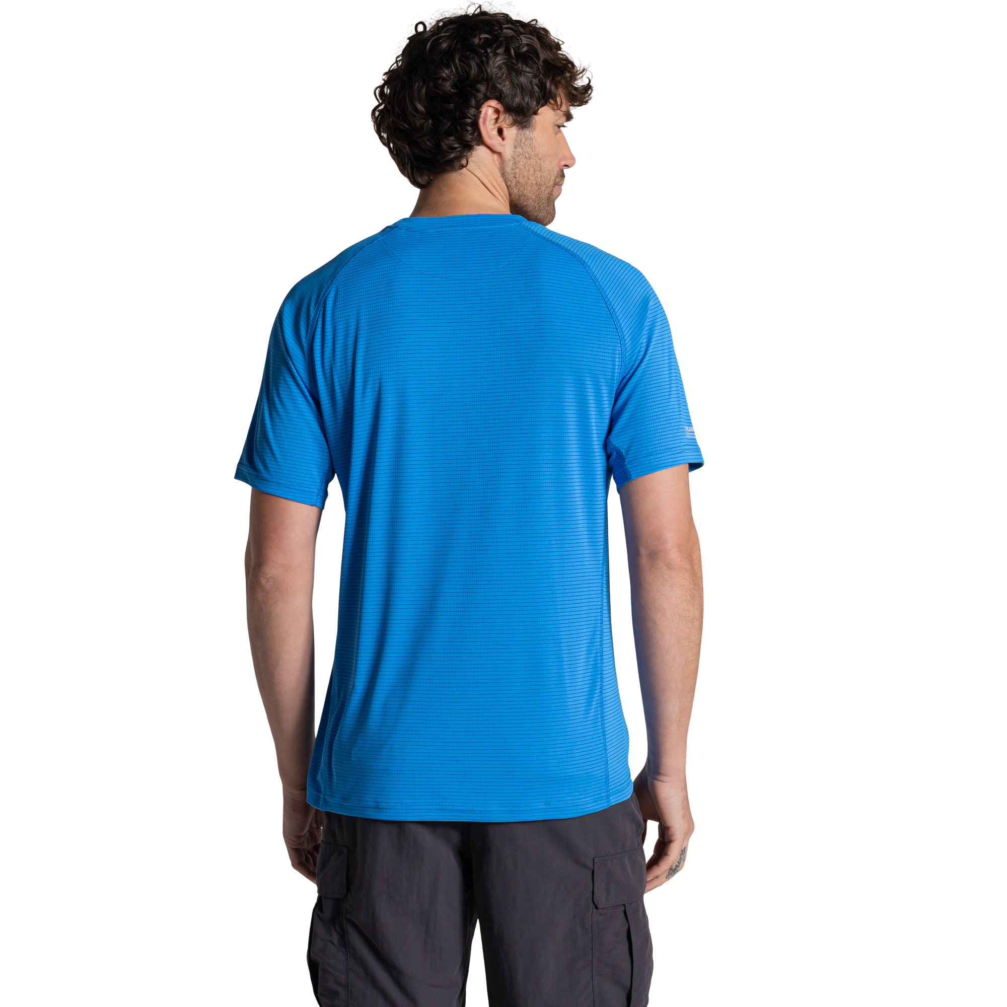 Craghoppers Men's Nosilife SolarShield+ UPF50 Short Sleeve Technical Tee (Azure Sky)