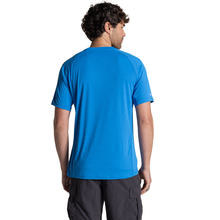 Load image into Gallery viewer, Craghoppers Men's Nosilife SolarShield+ UPF50 Short Sleeve Technical Tee (Azure Sky)