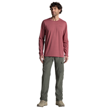 Load image into Gallery viewer, Craghoppers Men's Nosilife Abel Long Sleeve Technical Tee (Atlas Red)