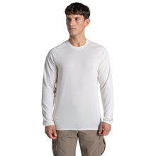 Load image into Gallery viewer, Craghoppers Men's Nosilife Nour Long Sleeve Technical Tee (Sail White)