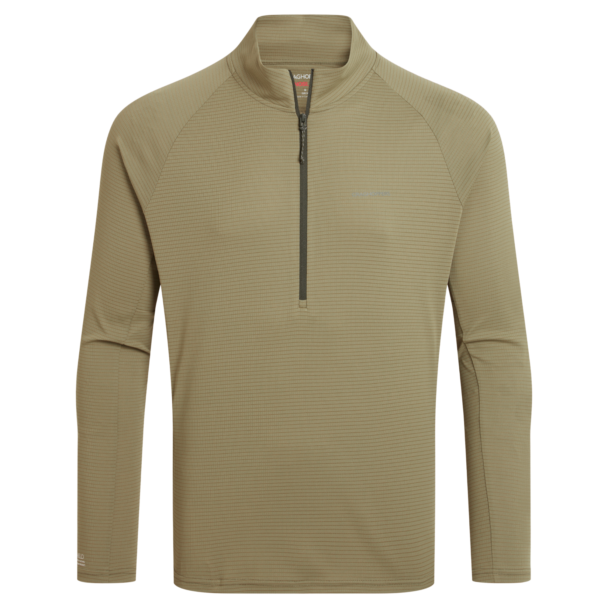 Craghoppers Men's Nosilife SolarShield+ UPF50 Half Zip Technical Top (Cardamon)