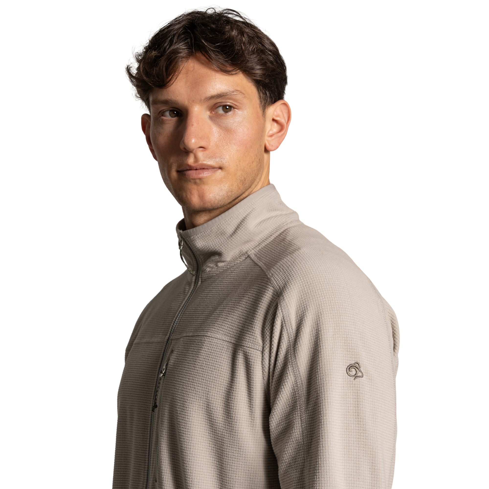 Craghoppers Men's Nosilife Spry II UPF50 Full Zip Fleece (Parchment)