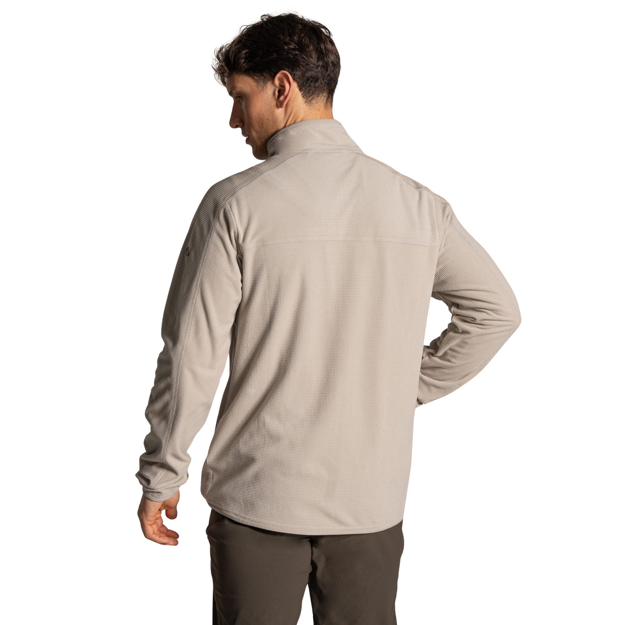 Craghoppers Men's Nosilife Spry II UPF50 Full Zip Fleece (Parchment)
