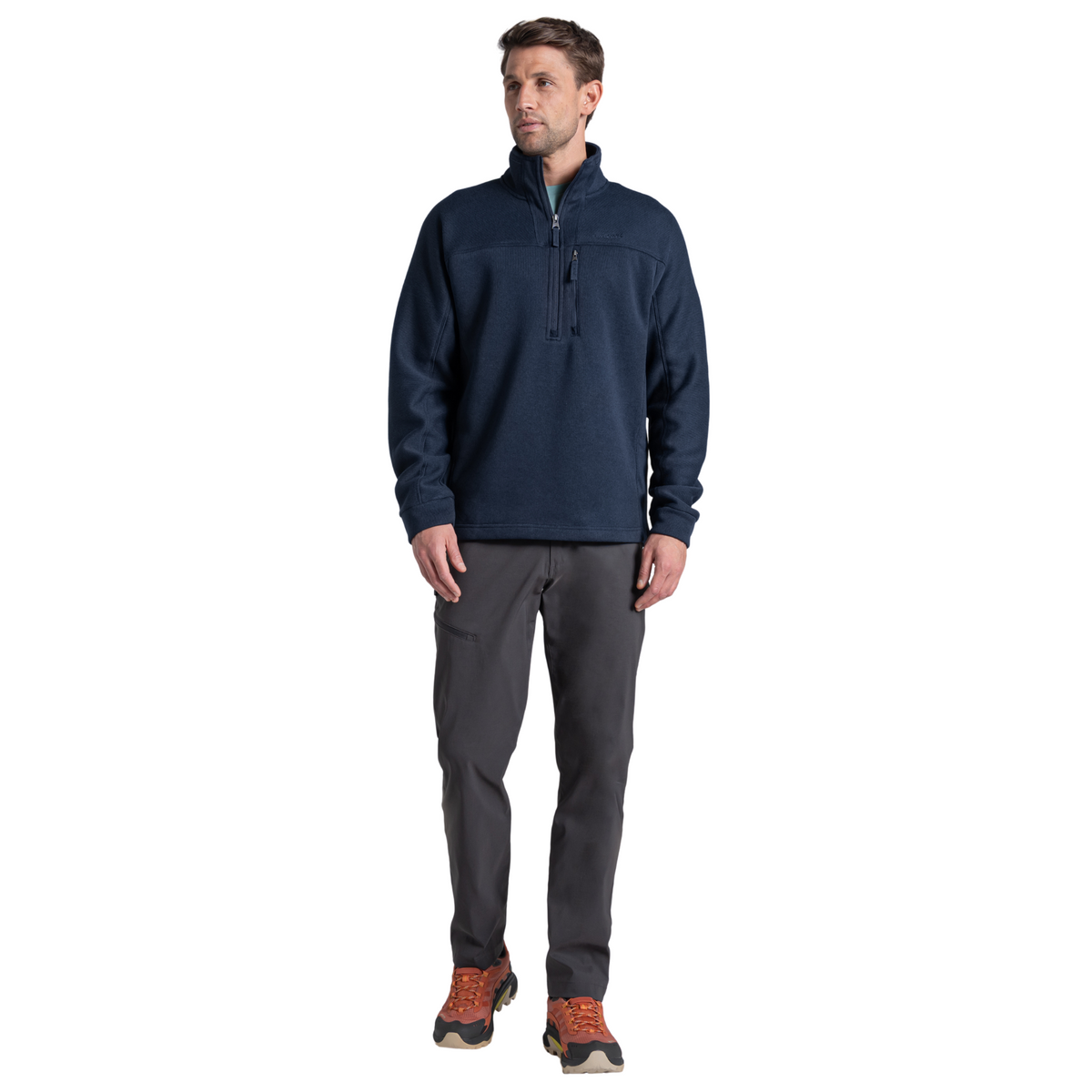 Craghoppers Men's Torney III Half Zip Fleece Top (Blue Navy)