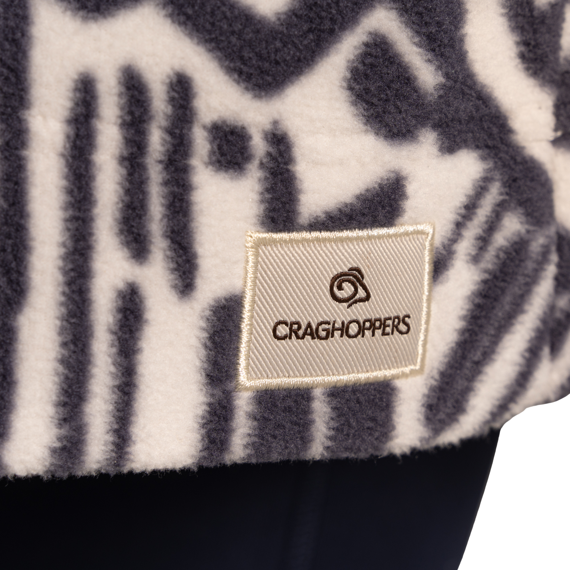 Craghoppers Women's Annjela Half Zip Fleece Top (Anthracite Print)