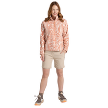 Load image into Gallery viewer, Craghoppers Women's Annjela Half Zip Fleece Top (Clay Print)