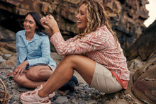 Load image into Gallery viewer, Craghoppers Women's Annjela Half Zip Fleece Top (Clay Print)