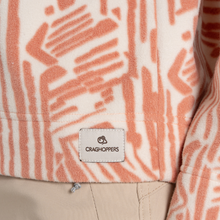Load image into Gallery viewer, Craghoppers Women's Annjela Half Zip Fleece Top (Clay Print)