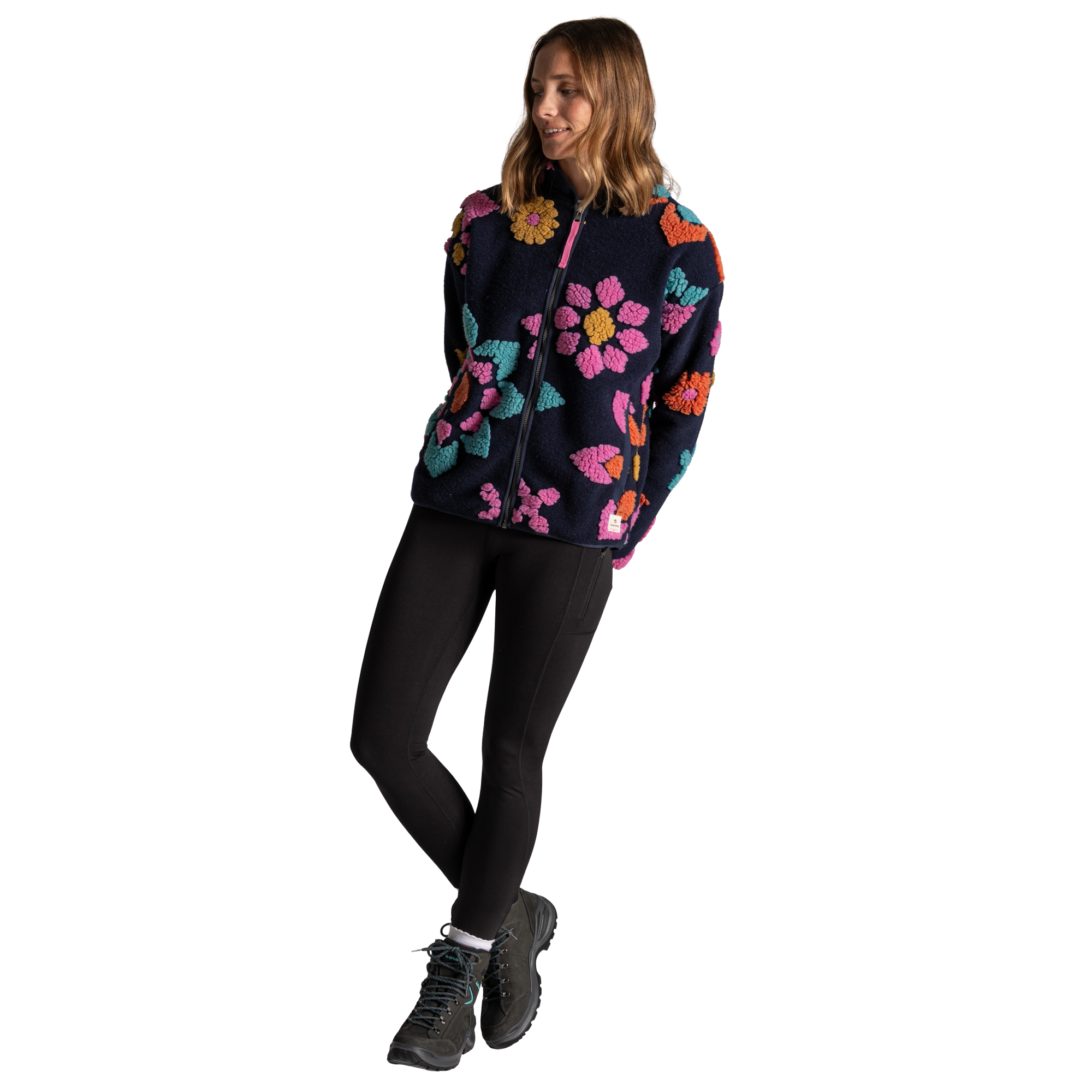 Craghoppers Women's Catalina Full Zip Fleece (Dark Sapphire Print)