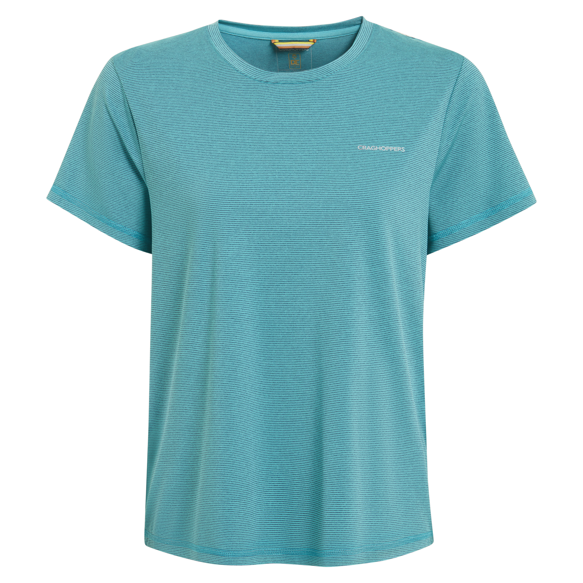 Craghoppers Women's Ellie II Short Sleeve UPF50 Technical Tee (Glazed Aqua)