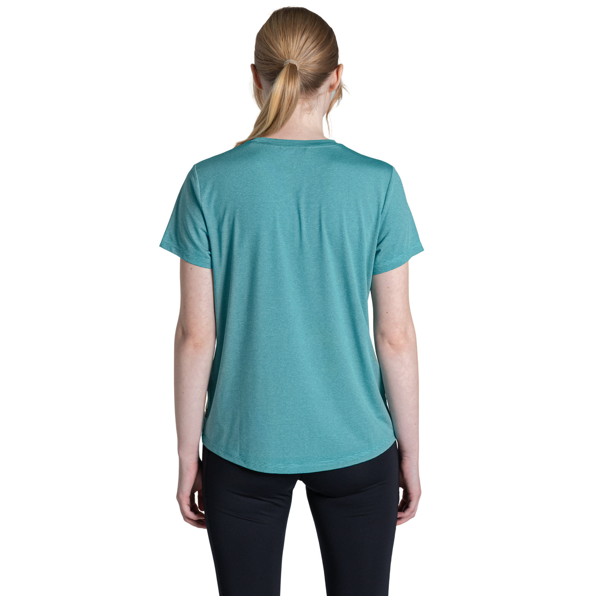 Craghoppers Women's Ellie II Short Sleeve UPF50 Technical Tee (Glazed Aqua)