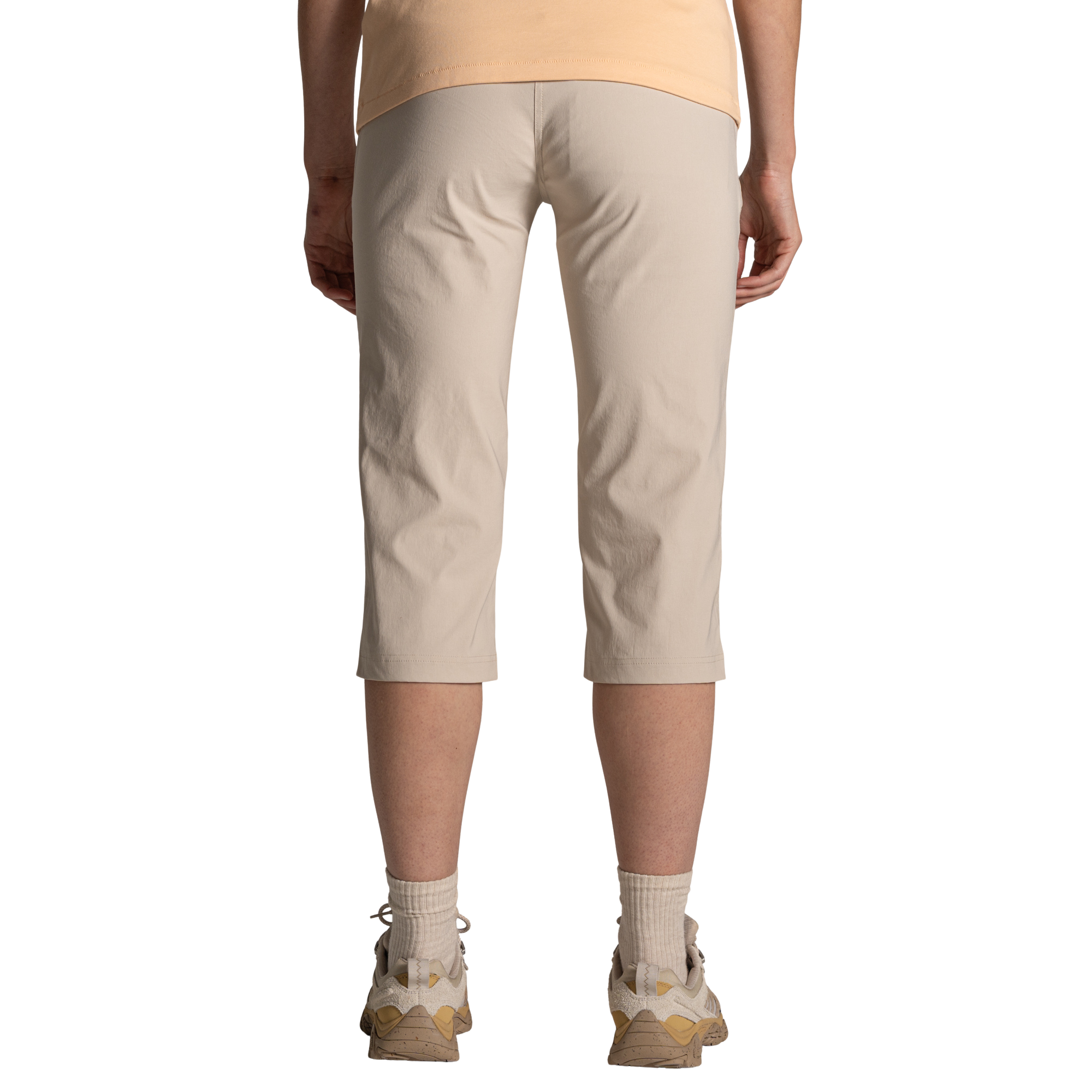 Craghoppers Women's Kiwi Pro III UPF50 Cropped Trousers (Oyster)