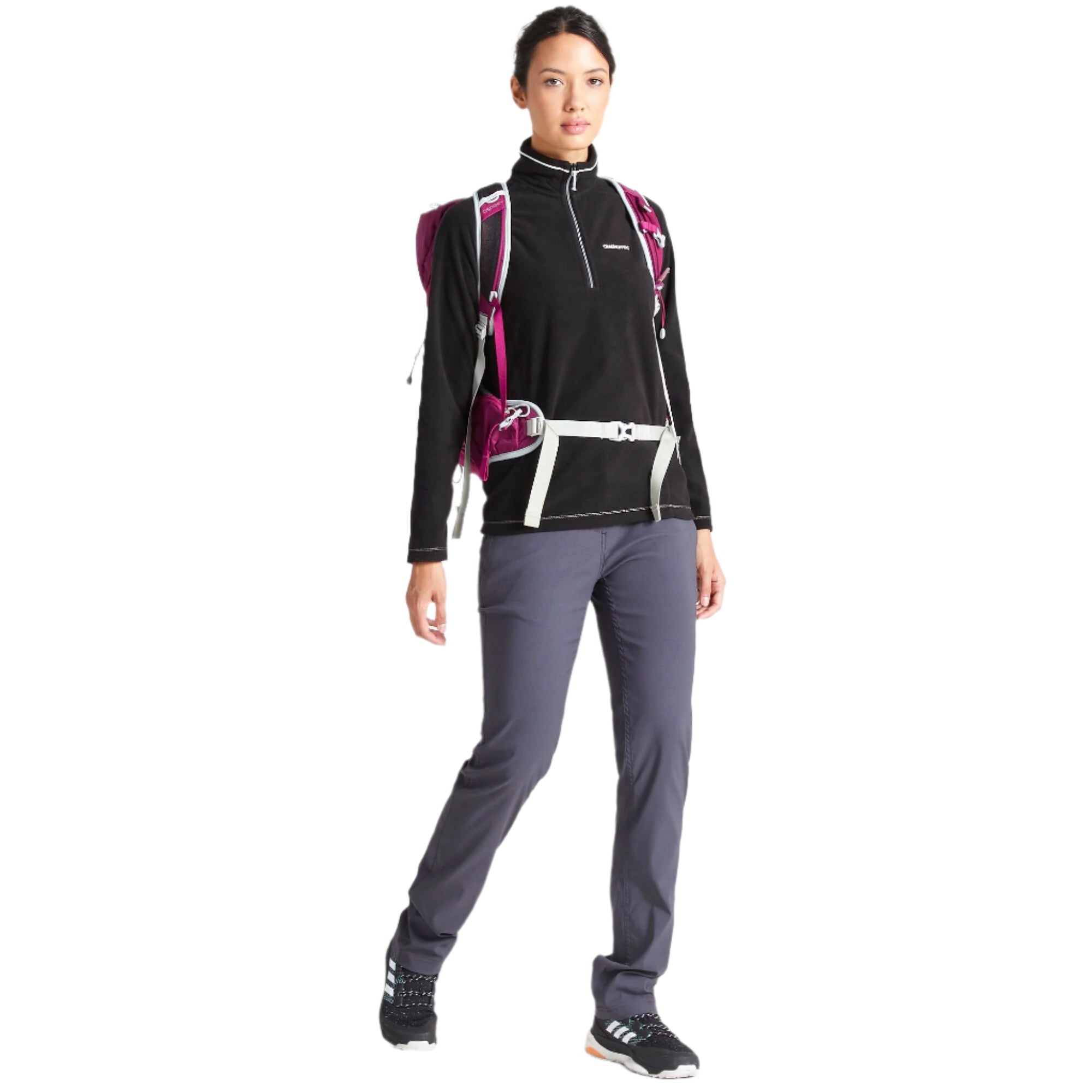 Craghoppers Women's Kiwi Pro II NosiDefence UPF50 Trousers (Graphite)(2024 Version)