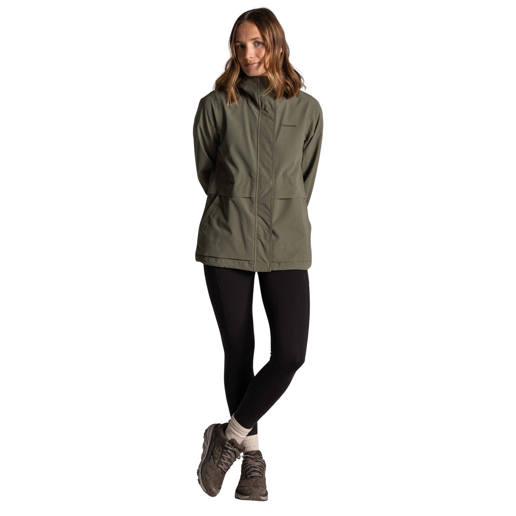 Craghoppers Women's Maryam Waterproof Jacket (Dark Sage)