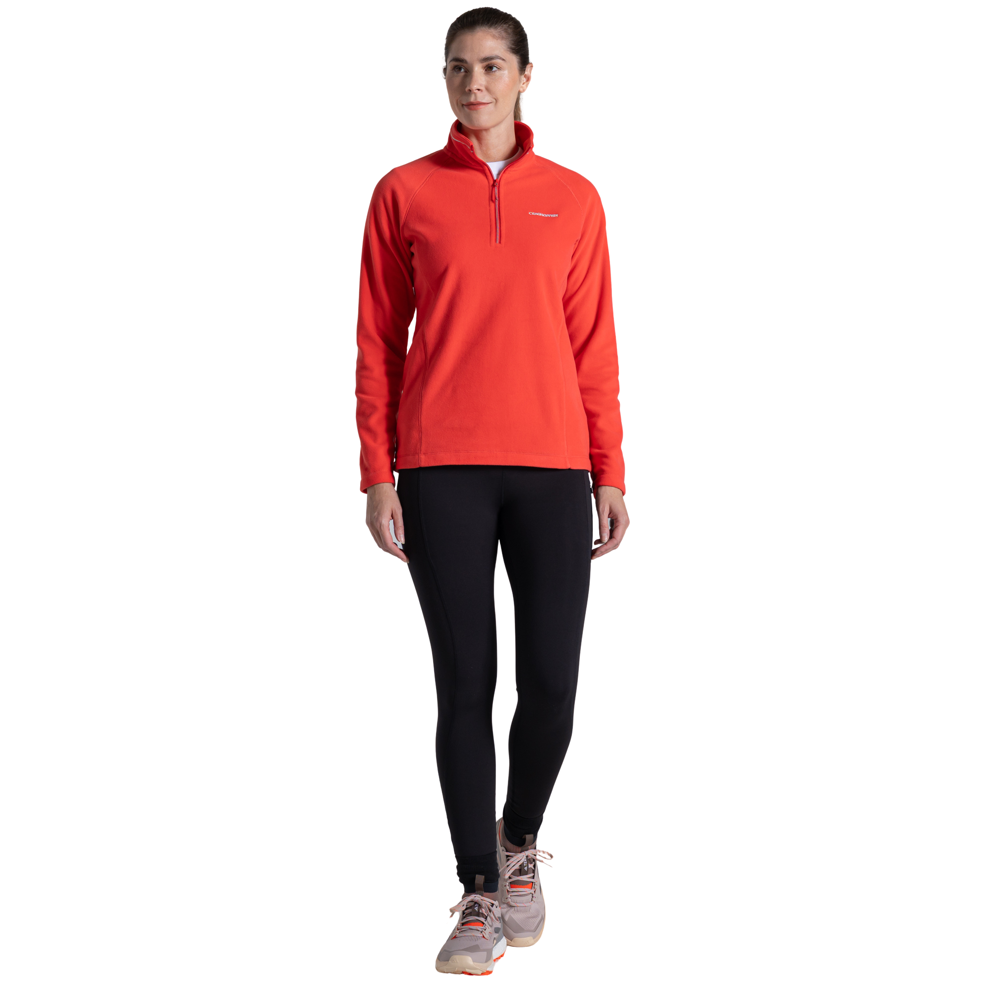 Craghoppers Women's Miska VI Half Zip Fleece Top (Red Dawn)