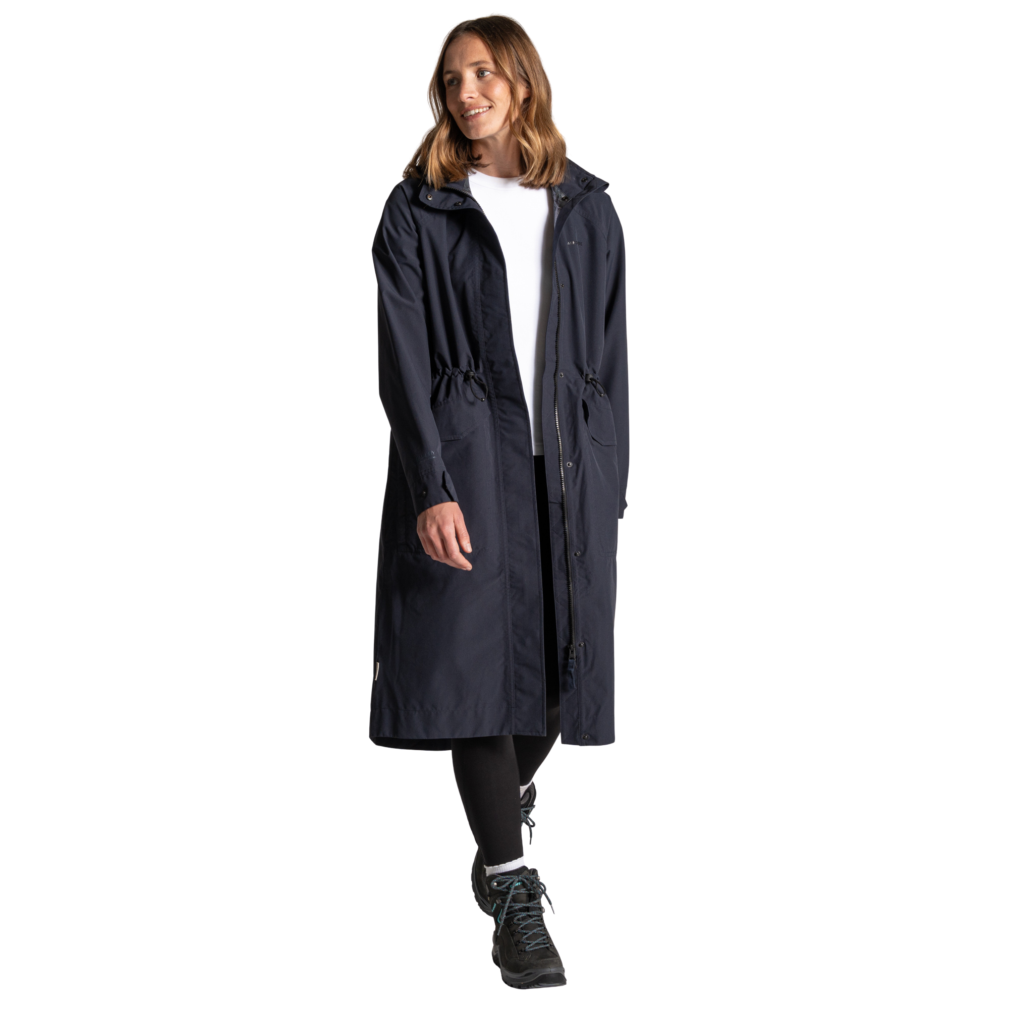 Craghoppers Women's National Trust Saxifrage Waterproof Coat (Dark Sapphire)