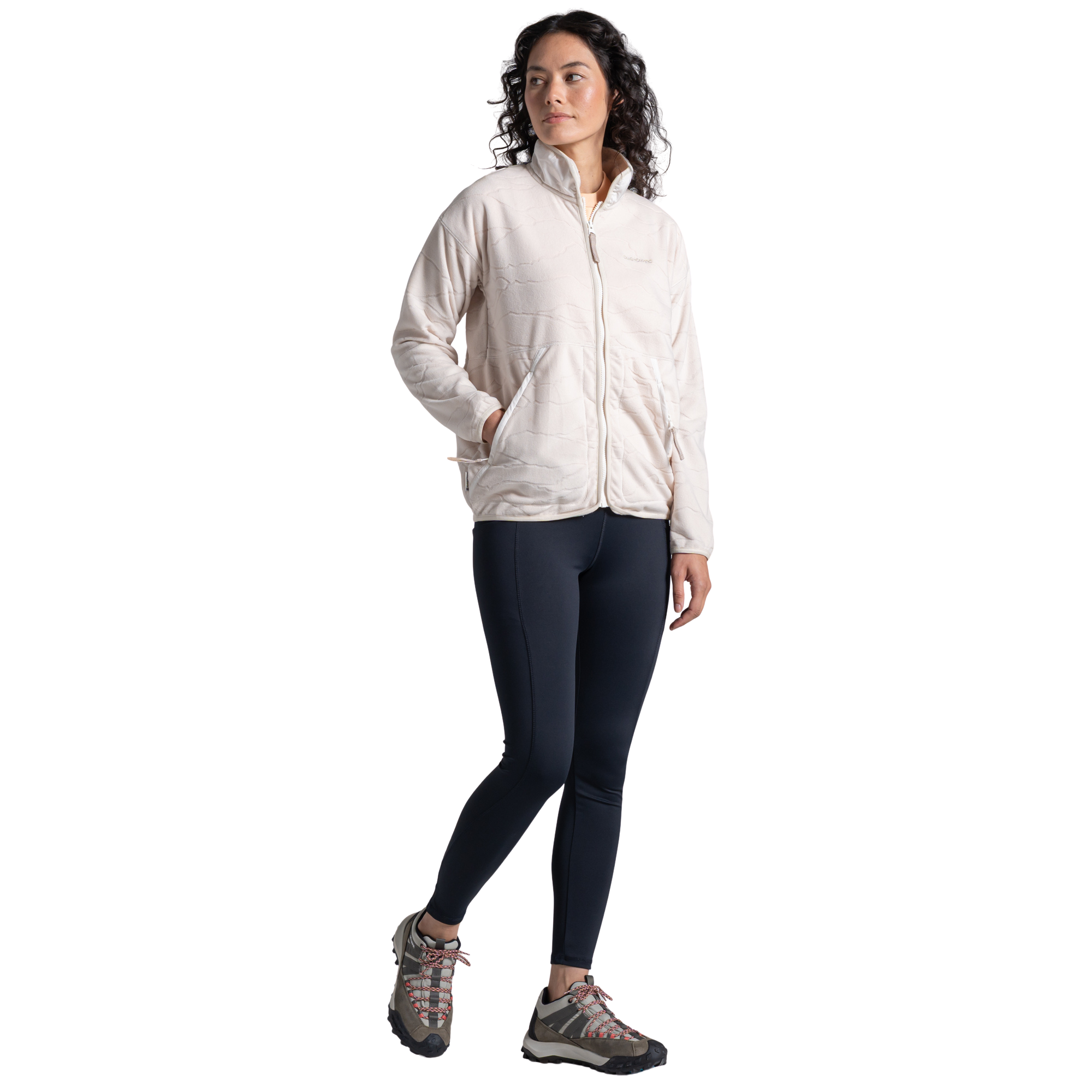 Craghoppers Women's National Trust Wheatear Full Zip Fleece (Ecru)