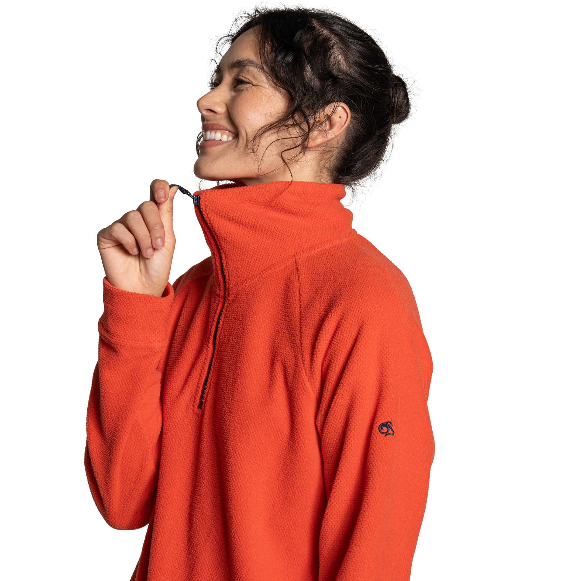 Craghoppers Women's Raja Half Zip Fleece Top (Grenadine)