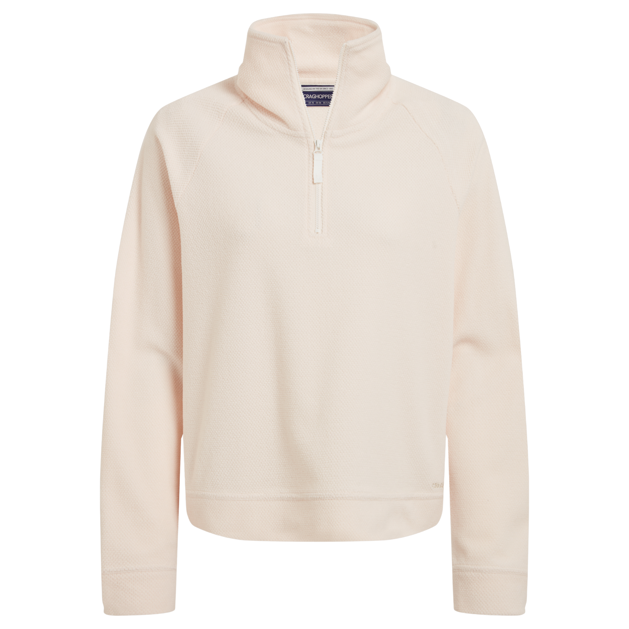 Craghoppers Women's Raja Half Zip Fleece Top (Sugared Almond)