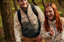 Load image into Gallery viewer, Craghoppers Women's Rosemary Overhead Half Snap Fleece Top (Sky Print)