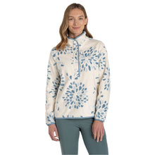 Load image into Gallery viewer, Craghoppers Women's Rosemary Overhead Half Snap Fleece Top (Sky Print)