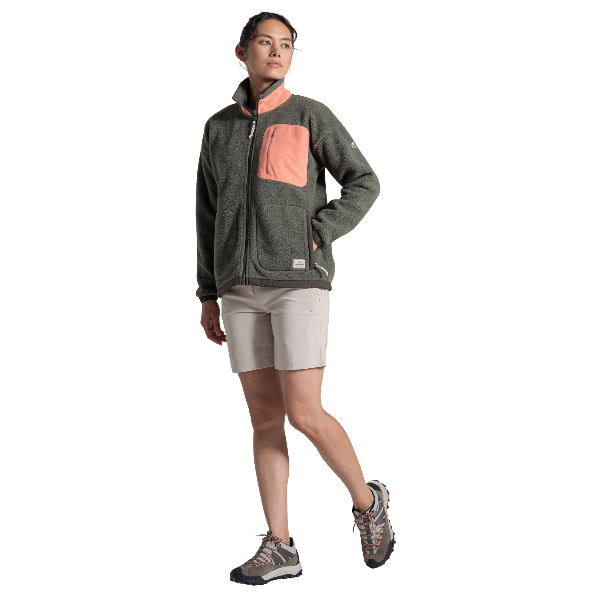 Craghoppers Women's Sanaa Full Zip Fleece (Dark Sage)