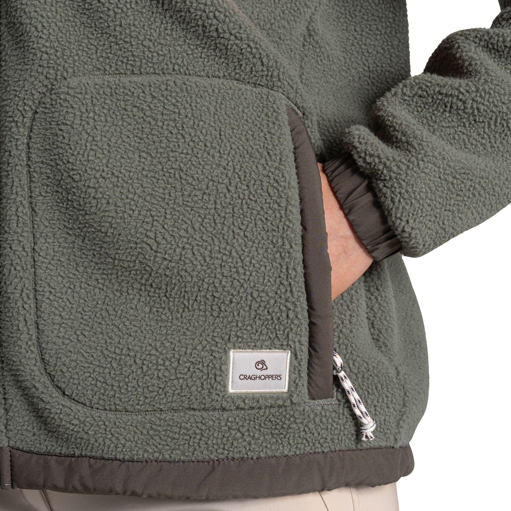 Craghoppers Women's Sanaa Full Zip Fleece (Dark Sage)