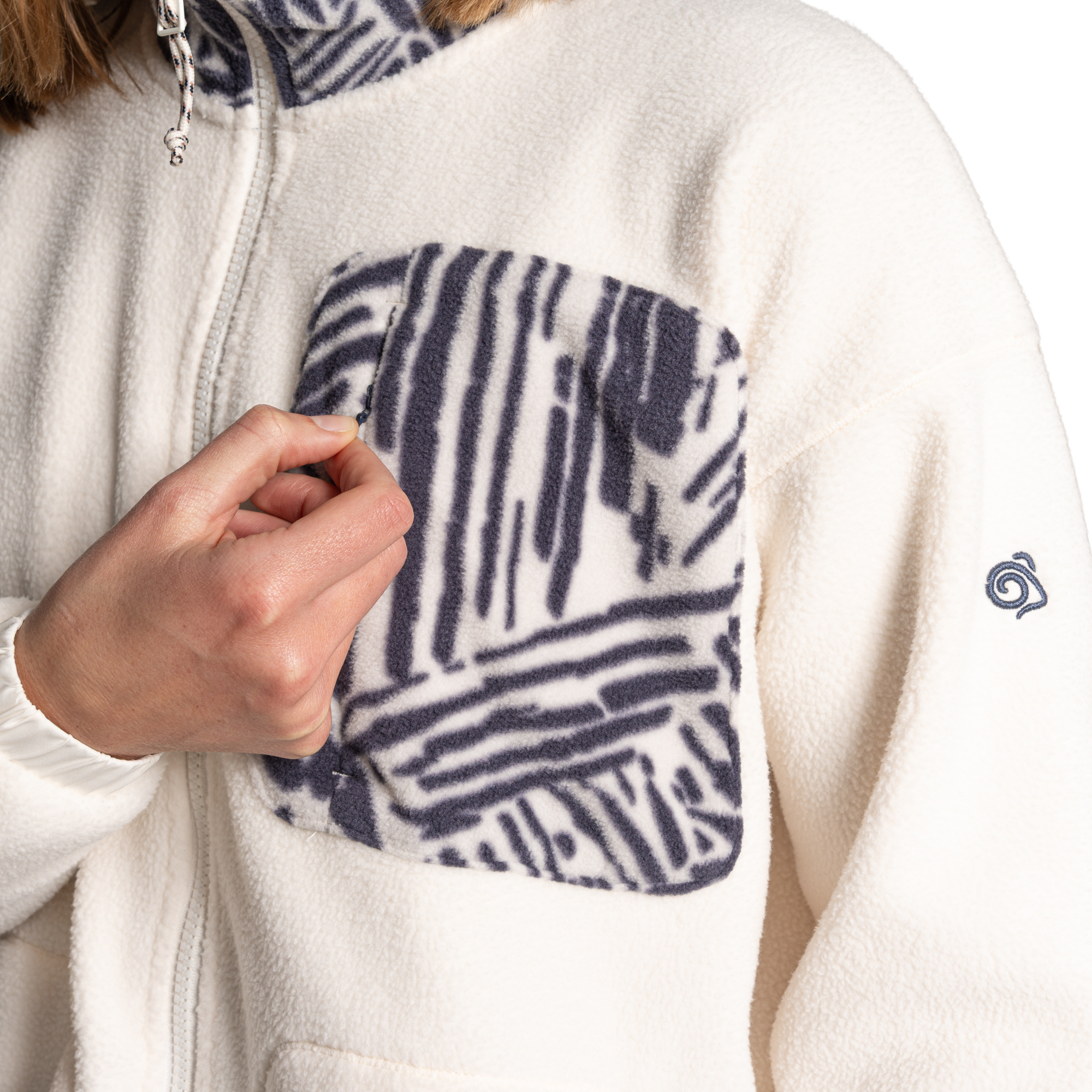 Craghoppers Women's Sanaa Full Zip Fleece (Ecru)