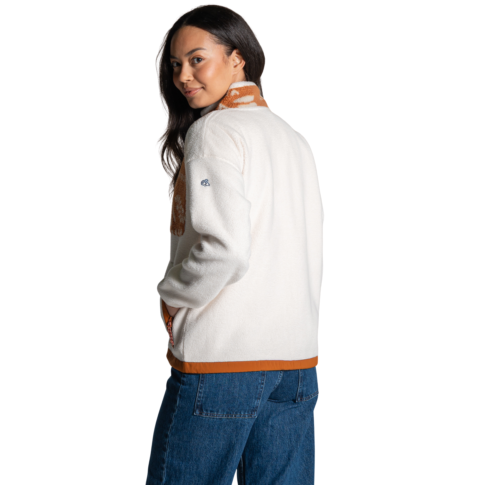 Craghoppers Women's Sanaa Full Zip Fleece Ecru Hazel 2QF CWA436