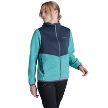 Load image into Gallery viewer, Craghoppers Women's Telesto Hooded Full Zip Fleece (Glazed Aqua/Anthracite)