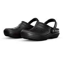 Load image into Gallery viewer, Crocs Unisex Classic Fuzz Lined Clog (Black/Black)