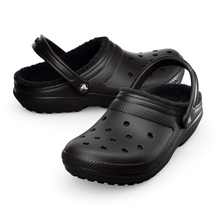 Load image into Gallery viewer, Crocs Unisex Classic Fuzz Lined Clog (Black/Black)