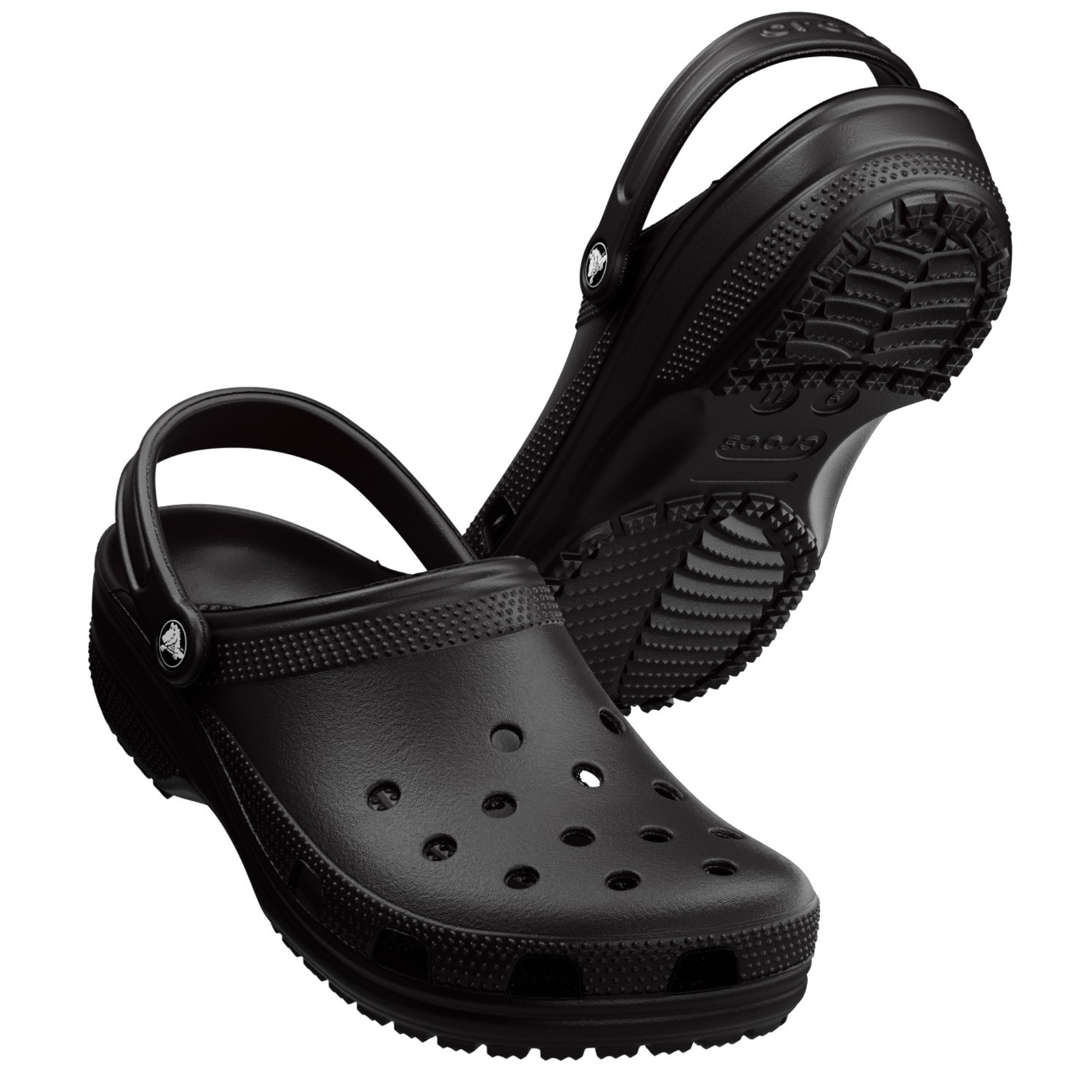 Crocs Unisex Classic Clogs (Black)