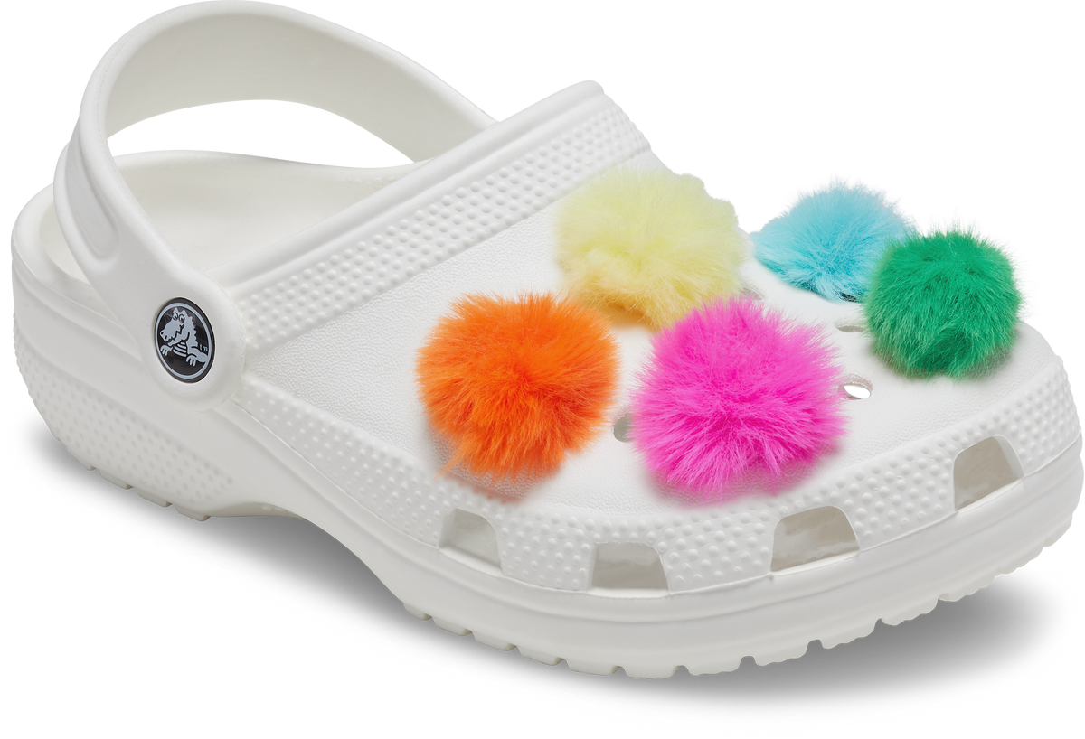 Crocs Jibbitz 80s Neon Puff Ball (5 Pack) Landers Outdoor World