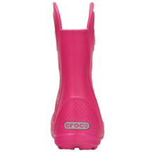 Load image into Gallery viewer, Crocs Kids Handle It Rain Wellies (Pink)(Sizes C8-J2)