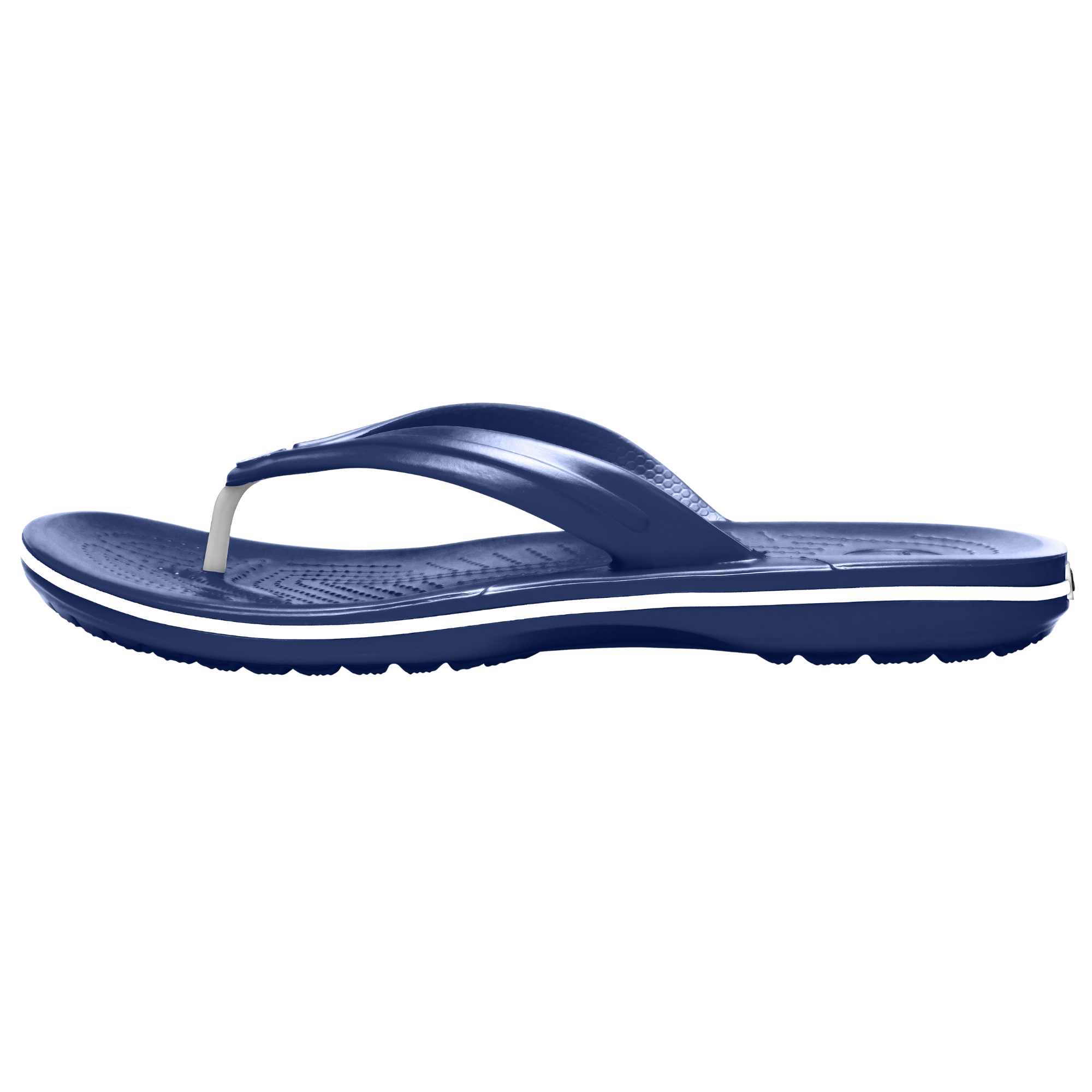 Crocs Unisex Crocband Flip Flops (Navy)