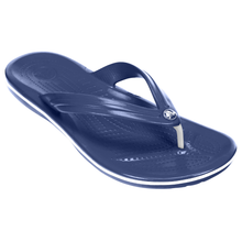 Load image into Gallery viewer, Crocs Unisex Crocband Flip Flops (Navy)