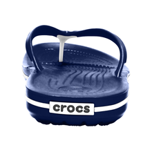 Load image into Gallery viewer, Crocs Unisex Crocband Flip Flops (Navy)