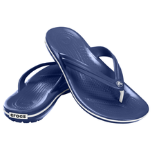 Load image into Gallery viewer, Crocs Unisex Crocband Flip Flops (Navy)