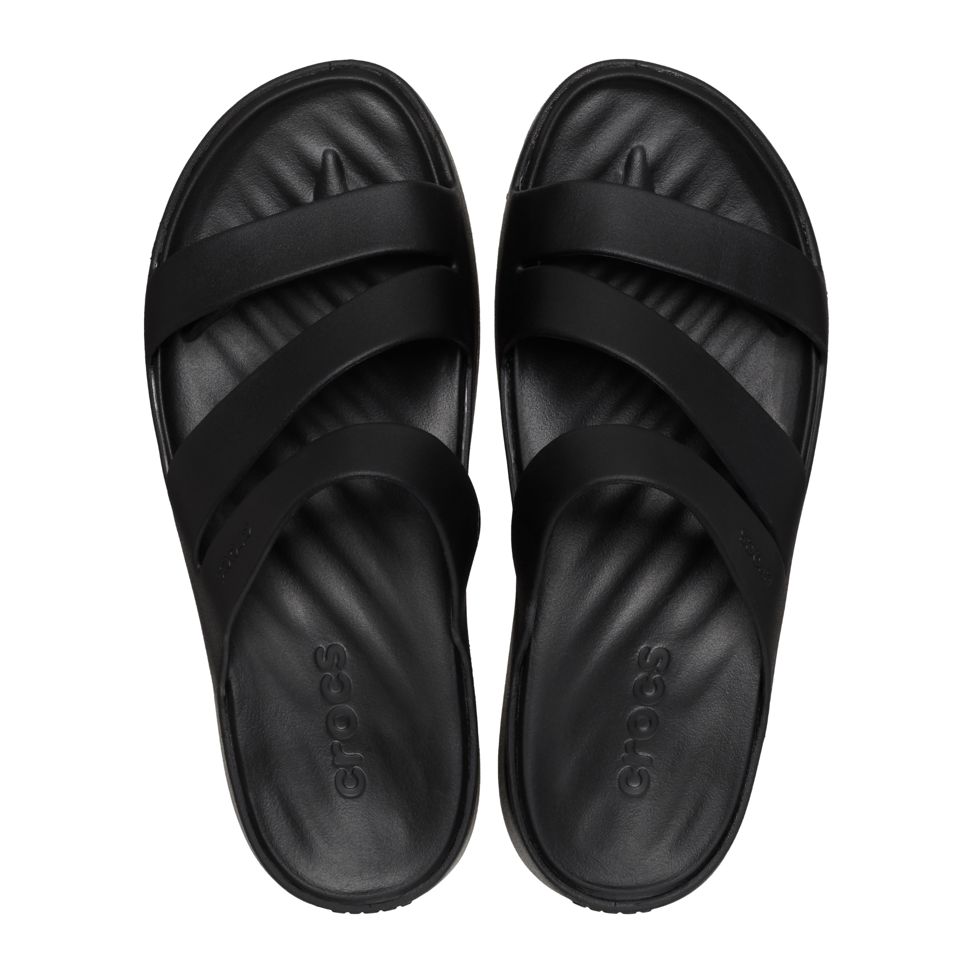 Crocs Women's Getaway Strappy Sandals (Black)