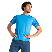 Load image into Gallery viewer, Dare 2B Men's Discernible II Short Sleeve Technical Tee (Athletic Blue/Laser Blue)