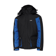 Load image into Gallery viewer, DAM Unisex O.T.T. Waterproof Insulated Thermal Suit (Bib/Brace/Jacket)(Black Night/Blue)